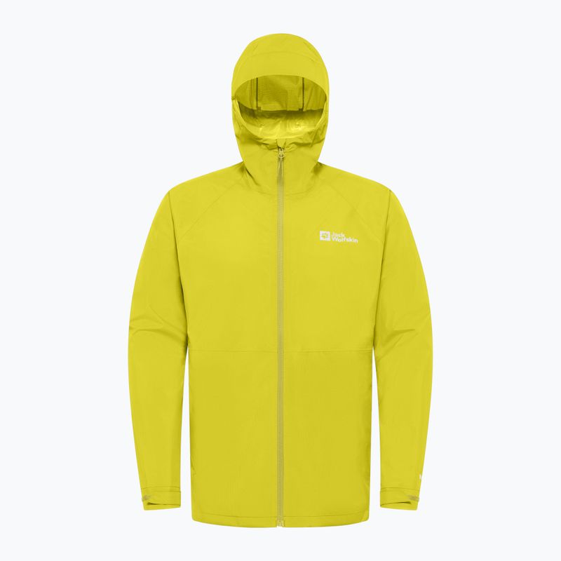Куртка-дощовик чоловіча Jack Wolfskin Prelight 2.5L LT chartreuse 9