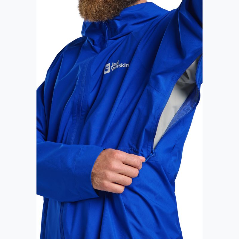Куртка-дощовик чоловіча Jack Wolfskin Prelight 2.5L LT vibrant blue 5