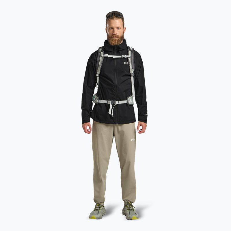 Куртка-дощовик чоловіча Jack Wolfskin Prelight 2.5L LT black 2