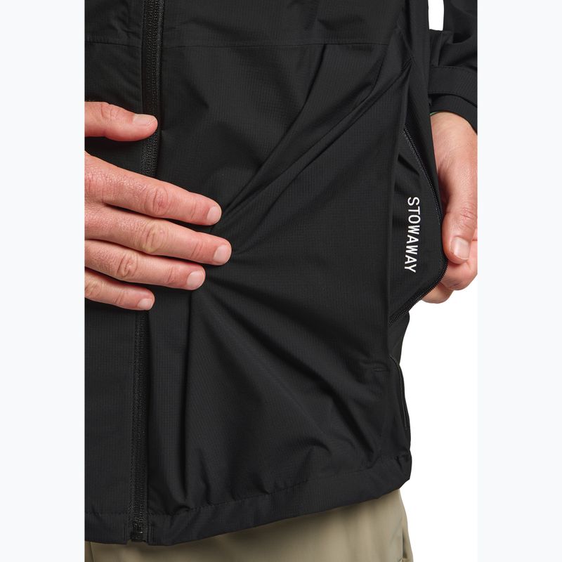 Куртка-дощовик чоловіча Jack Wolfskin Prelight 2.5L LT black 5