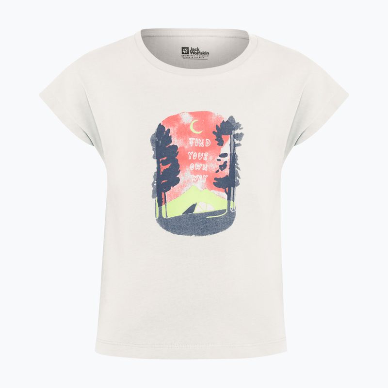 Футболка дитяча Jack Wolfskin Graphic print cotton white 4