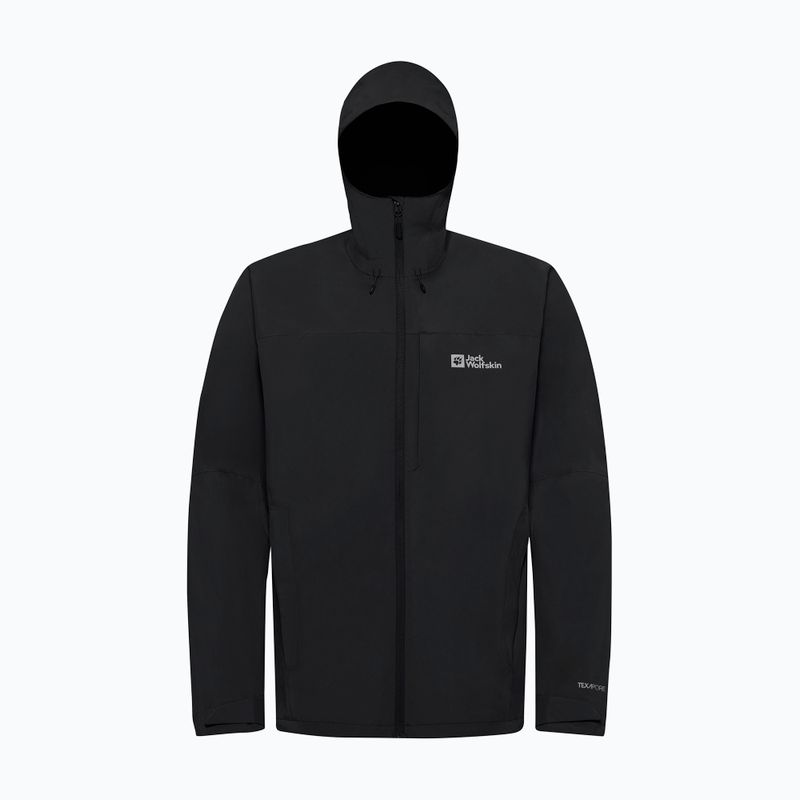 Куртка-дощовик чоловіча Jack Wolfskin Tempest 2l black 9