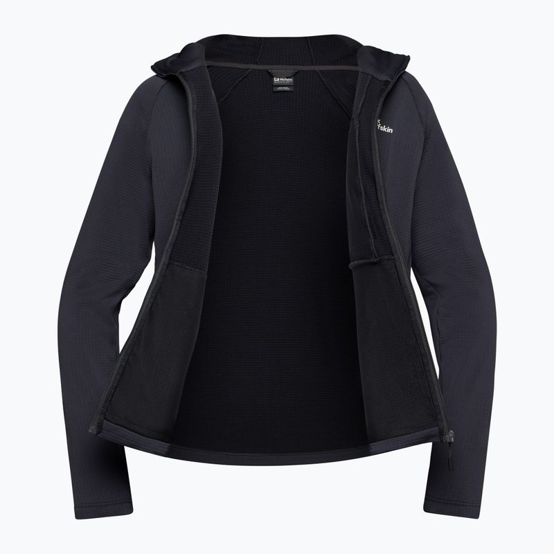 Кофта флісова чоловіча Jack Wolfskin Kolbenberg Hooded Full Zip phantom 11