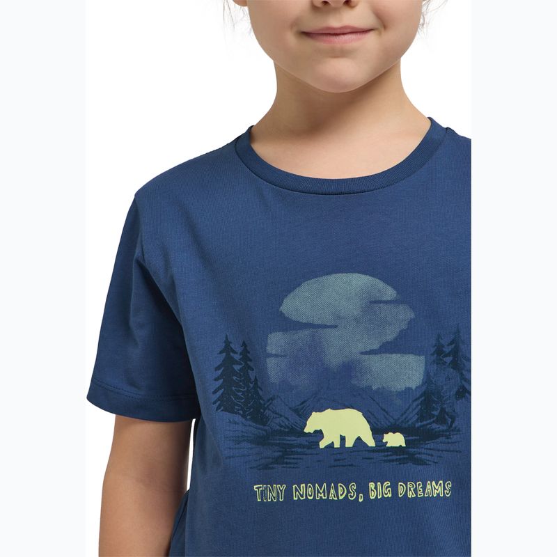 Футболка дитяча Jack Wolfskin Graphic Cotton T print evening sky 4