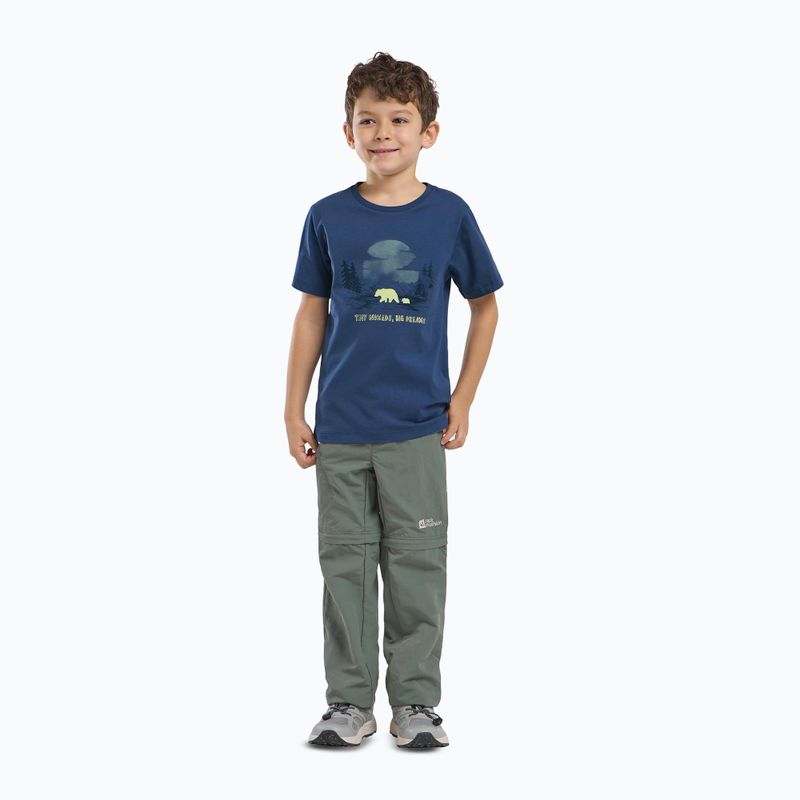 Футболка дитяча Jack Wolfskin Graphic Cotton T print evening sky 7