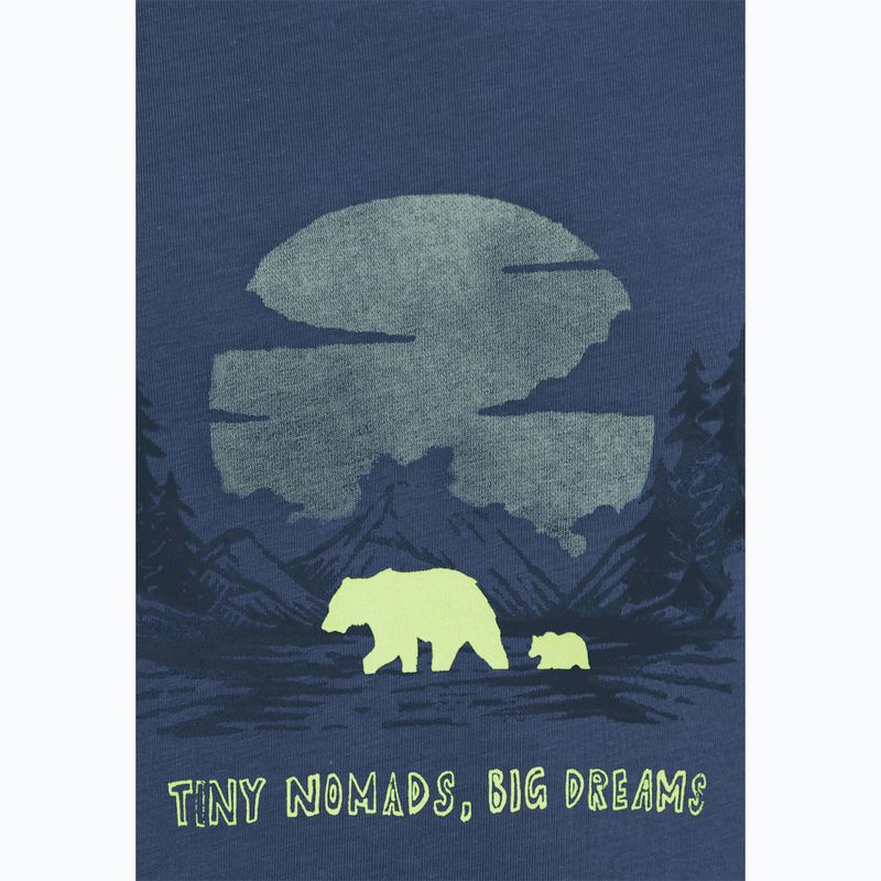 Футболка дитяча Jack Wolfskin Graphic Cotton T print evening sky 12