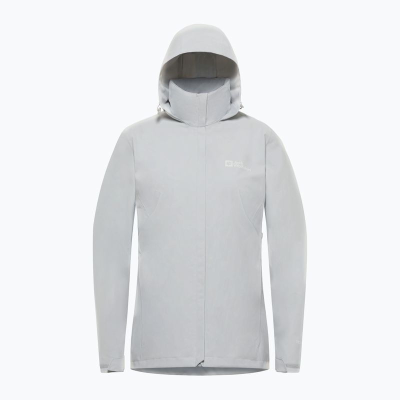 Куртка-дощовик жіноча Jack Wolfskin Trailtime 2L cool grey 9