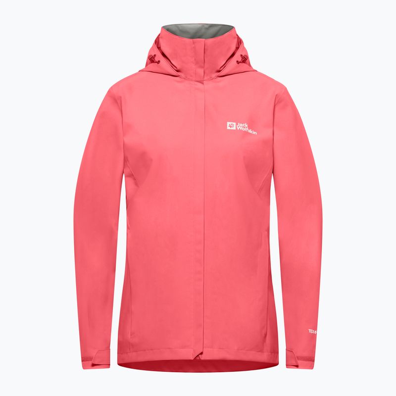 Куртка-дощовик жіноча Jack Wolfskin Trailtime 2L sunset coral 8