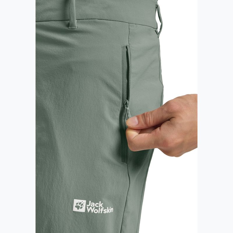 Чоловічі трекінгові штани Jack Wolfskin Hikeout slate green 5