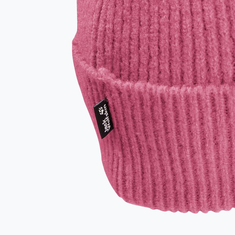 Шапка зимова Jack Wolfskin Fuzzy bubblegum 3