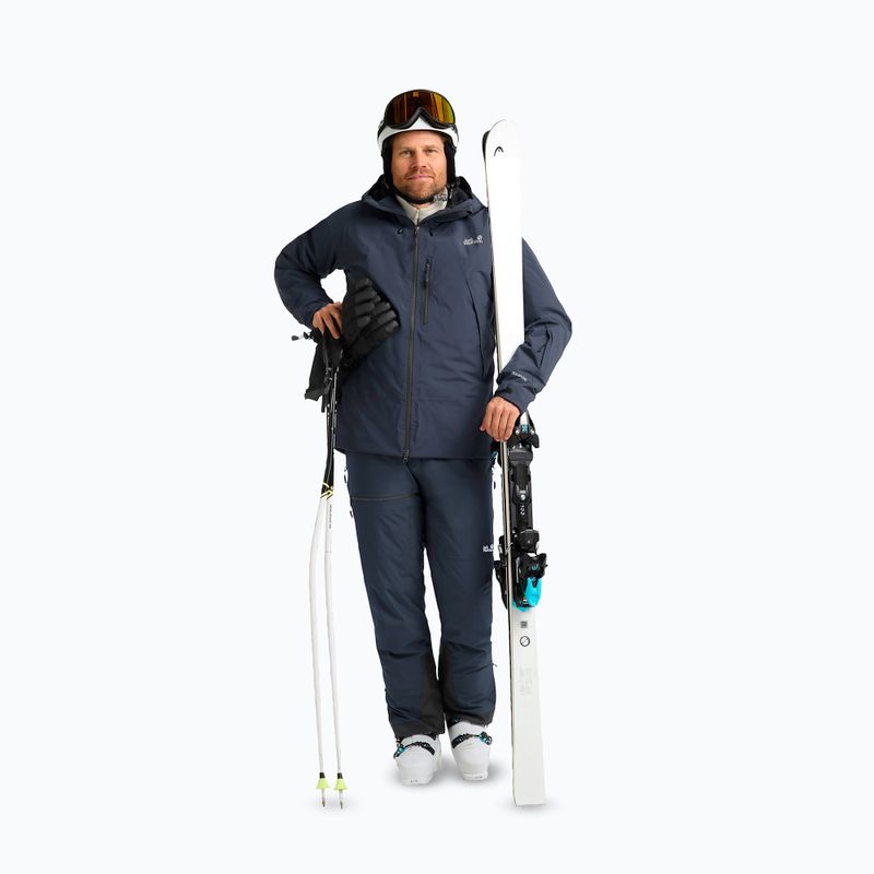 Куртка гірськолижна чоловіча Jack Wolfskin Flowline Pro 2L Ins mignight sky 2