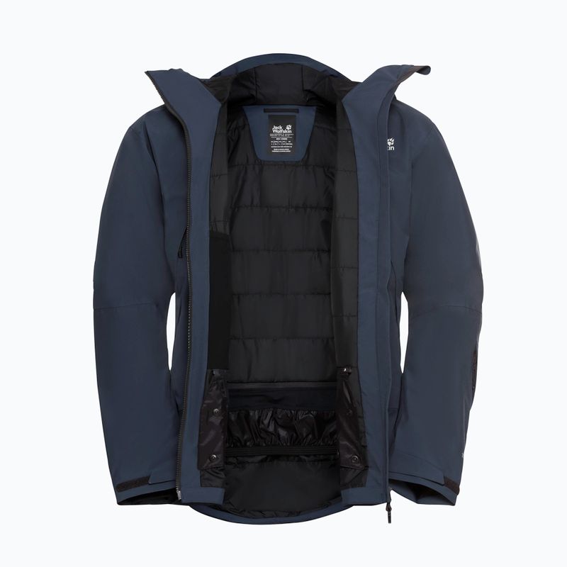 Куртка гірськолижна чоловіча Jack Wolfskin Flowline Pro 2L Ins mignight sky 12