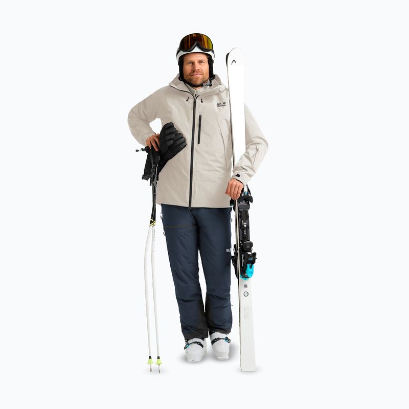 Куртка гірськолижна чоловіча Jack Wolfskin Flowline Pro 2L Ins pale sand 2