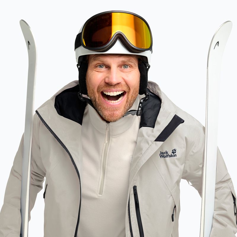 Куртка гірськолижна чоловіча Jack Wolfskin Flowline Pro 2L Ins pale sand 4