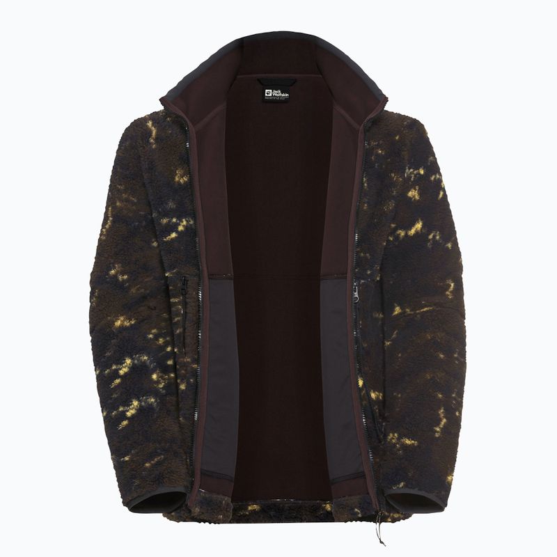 Кофта трекінгова чоловіча Jack Wolfskin Stone Lite Aop lichen peat 9