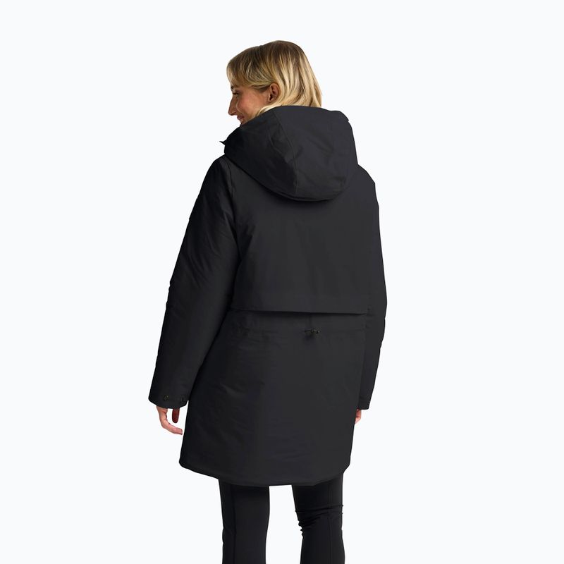 Dámska zateplená bunda Jack Wolfskin Frost Haven čierna 3