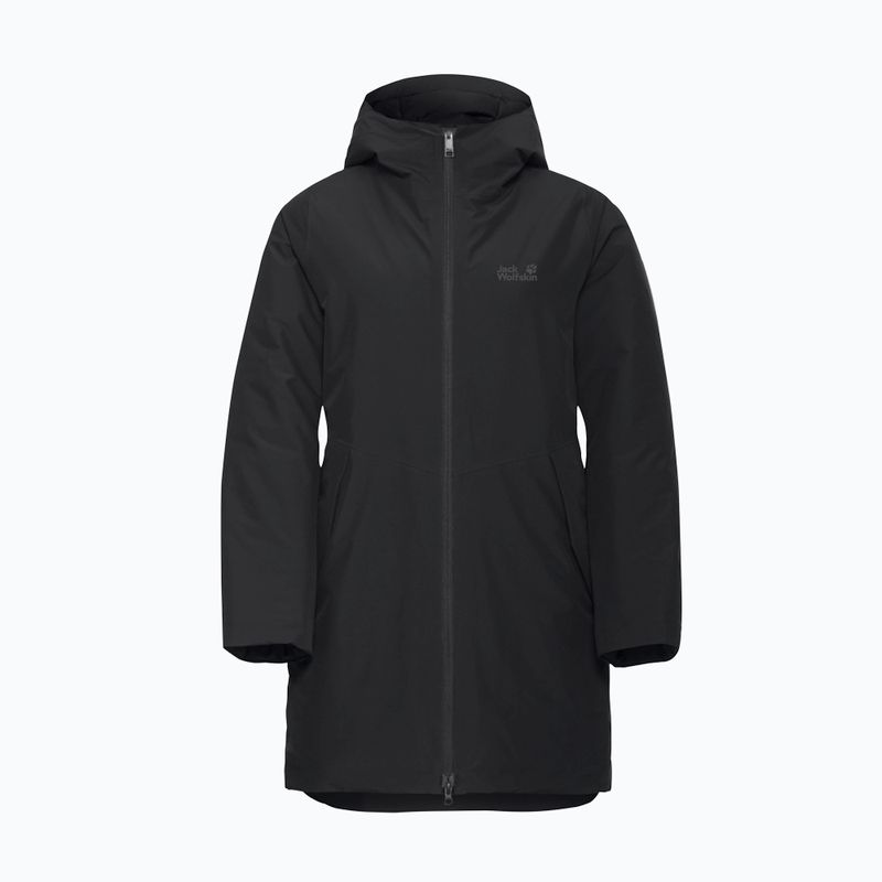 Dámska zateplená bunda Jack Wolfskin Frost Haven čierna 7