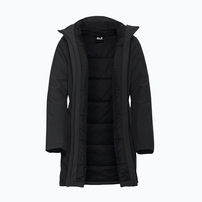 Dámska zateplená bunda Jack Wolfskin Frost Haven čierna 9