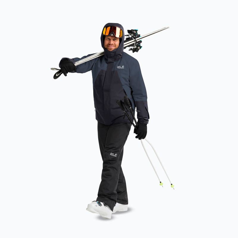 Куртка гірськолижна чоловіча Jack Wolfskin Flowline 2L Ins midnight sky 2