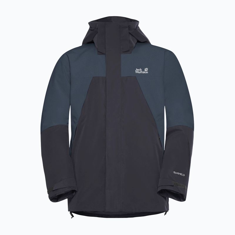 Куртка гірськолижна чоловіча Jack Wolfskin Flowline 2L Ins midnight sky 7