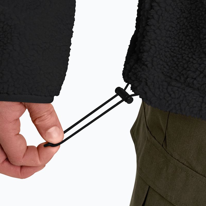 Кофта трекінгова чоловіча Jack Wolfskin Stone Lite black 6