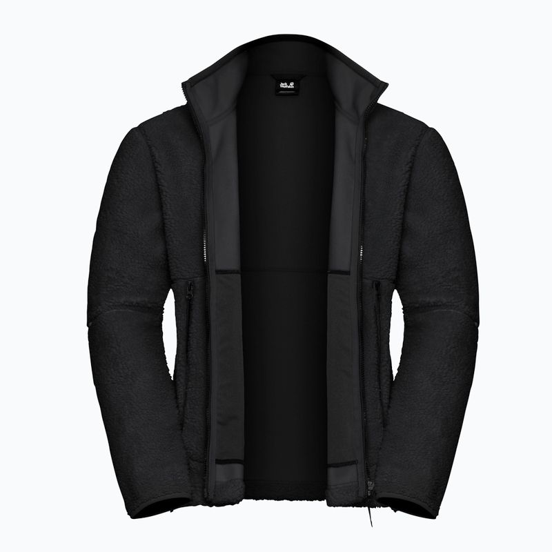Кофта трекінгова чоловіча Jack Wolfskin Stone Lite black 9