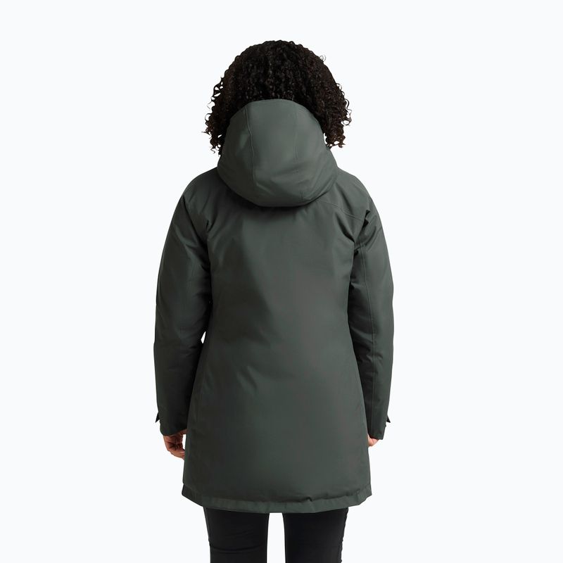 Пуховик жіночий Jack Wolfskin Icecape 2L Down Ins Rds slate green 3