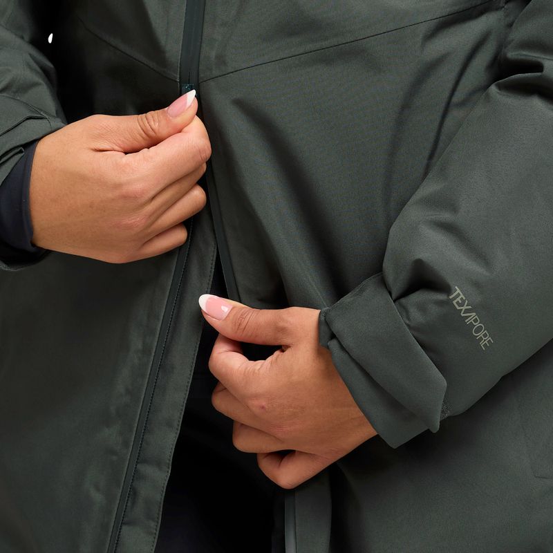 Пуховик жіночий Jack Wolfskin Icecape 2L Down Ins Rds slate green 5