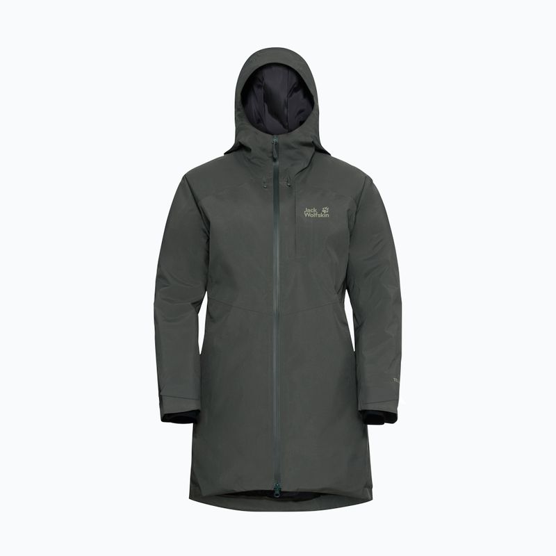 Куртка-дощовик жіноча Jack Wolfskin Icecape 2L Down Ins Rds slate green 7