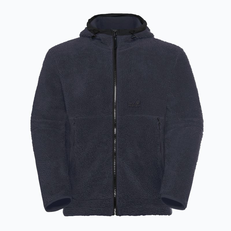 Кофта трекінгова чоловіча Jack Wolfskin Stone Lite Hooded dark navy 7
