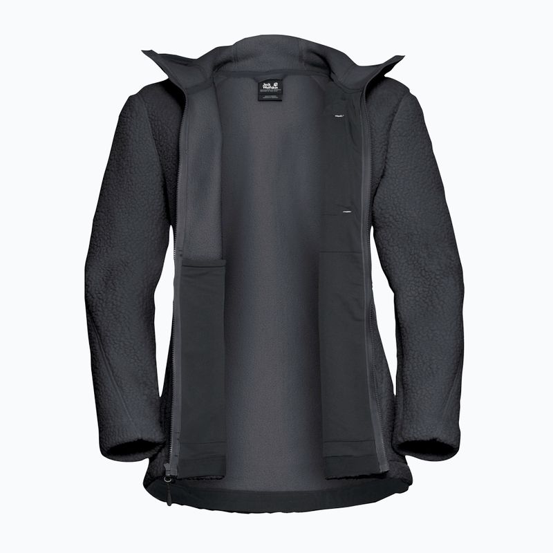 Кофта флісова жіноча Jack Wolfskin Cradle Mountain Pile Full Zip phantom 9