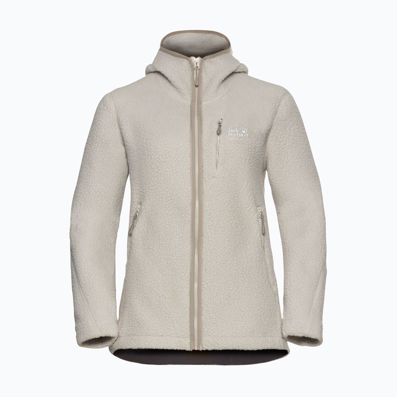 Кофта флісова жіноча Jack Wolfskin Cradle Mountain Pile Full Zip pale sand 7