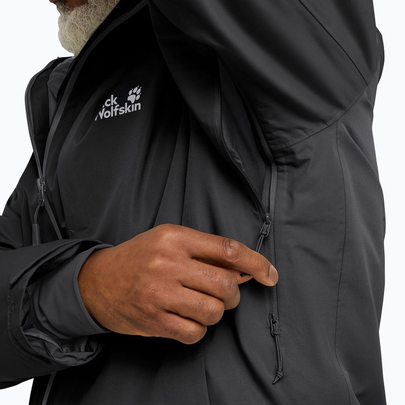 Пуховик чоловічий Jack Wolfskin Icecape 2L Down Ins Rds black 4