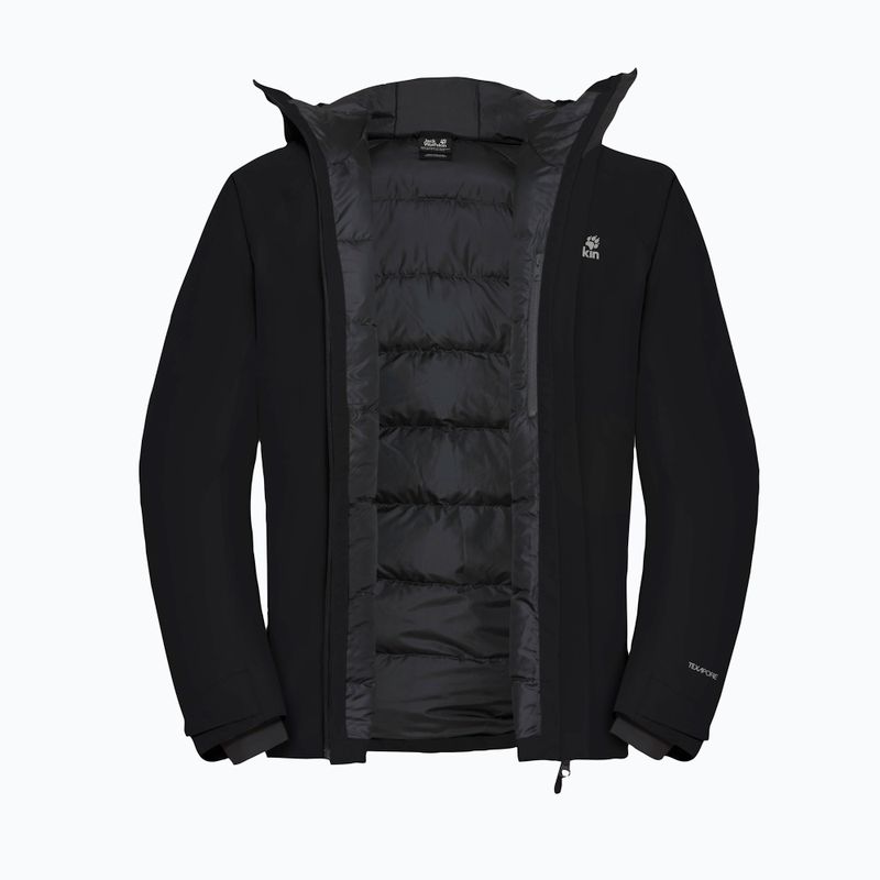 Пуховик чоловічий Jack Wolfskin Icecape 2L Down Ins Rds black 9