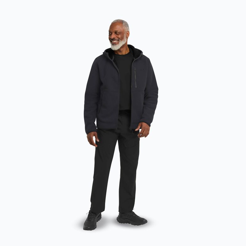 Кофта трекінгова чоловіча Jack Wolfskin Lake Ridge Hooded black 2