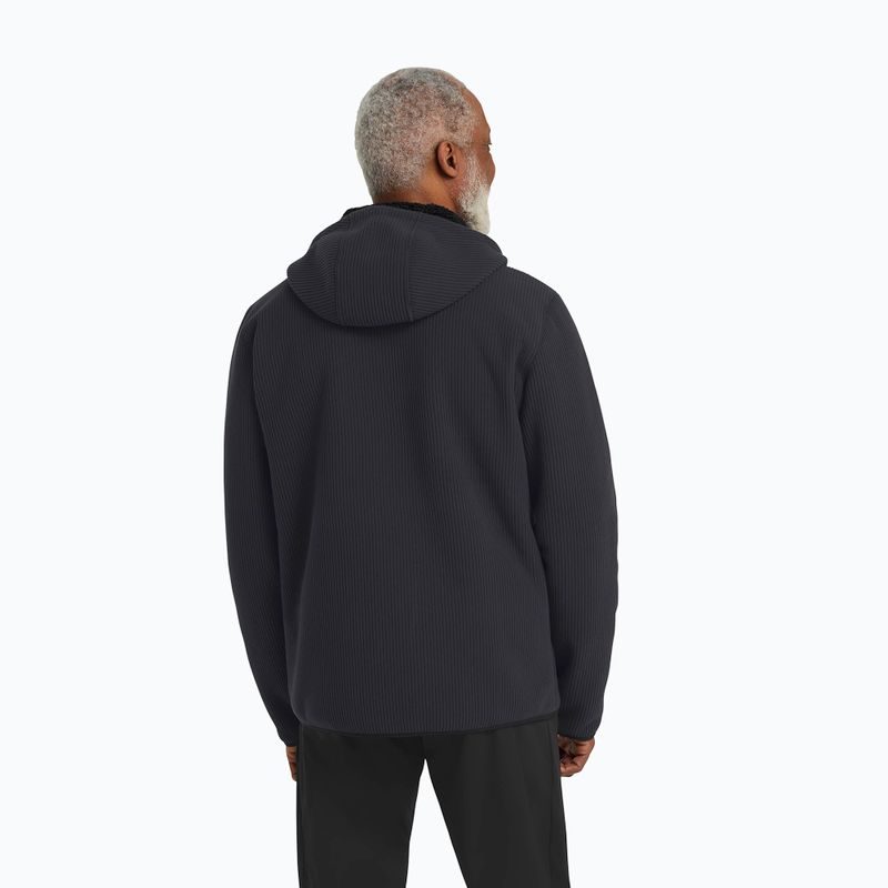 Кофта трекінгова чоловіча Jack Wolfskin Lake Ridge Hooded black 3