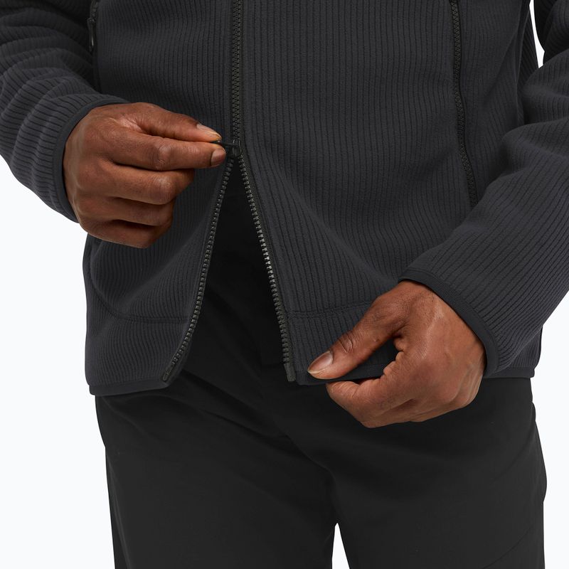 Кофта трекінгова чоловіча Jack Wolfskin Lake Ridge Hooded black 6