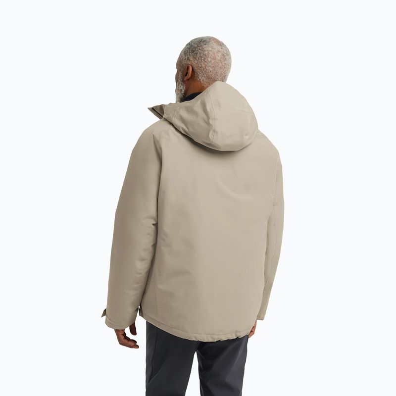 Пуховик чоловічий Jack Wolfskin Icecape 2L Down Ins Rds linen 3