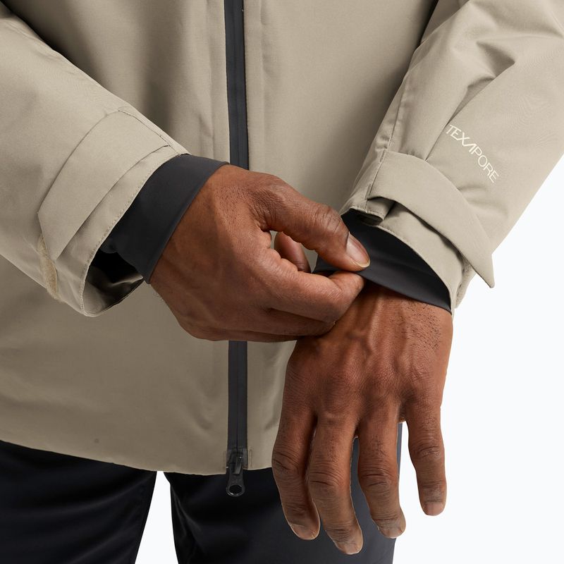 Куртка-дощовик чоловіча Jack Wolfskin Icecape 2L Down Ins Rds linen 5