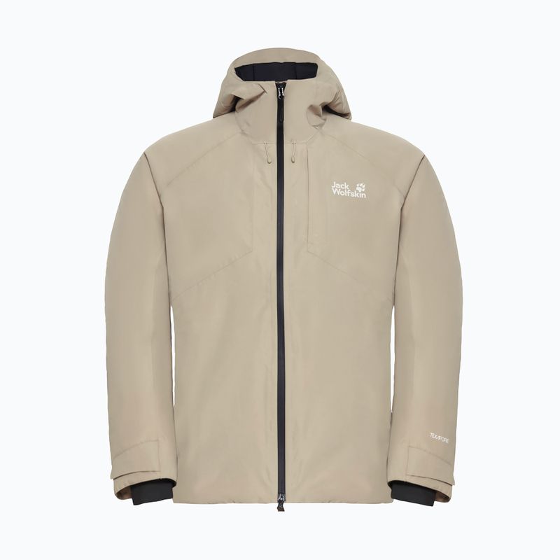 Куртка-дощовик чоловіча Jack Wolfskin Icecape 2L Down Ins Rds linen 7
