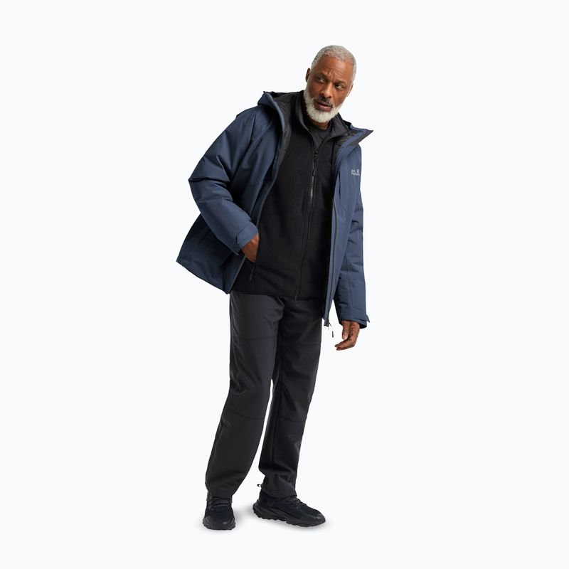 Куртка-дощовик чоловіча Jack Wolfskin Icecape 2L Down Ins Rds midnight sky 2