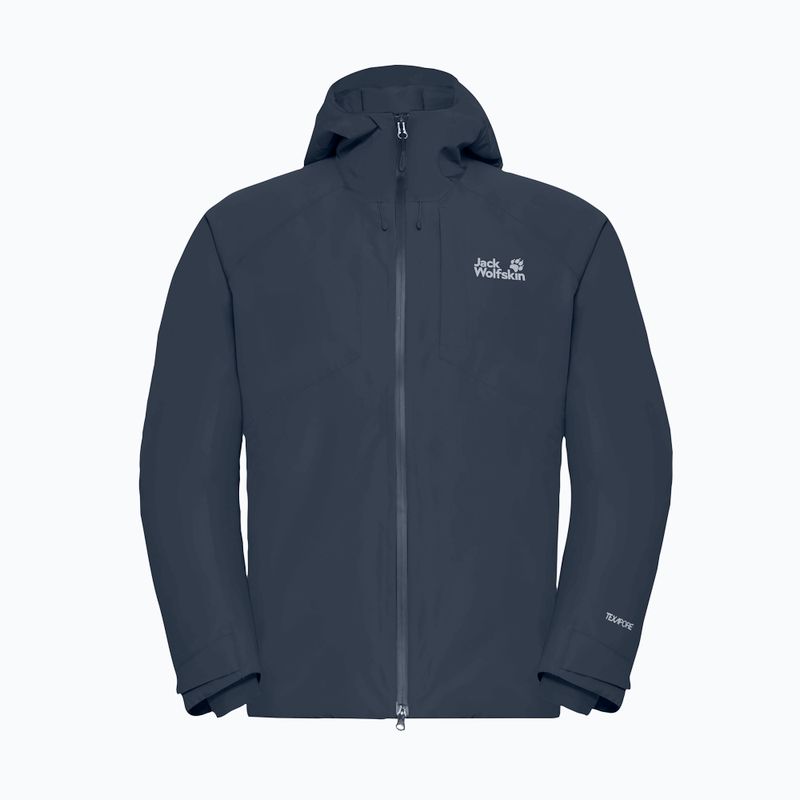 Куртка-дощовик чоловіча Jack Wolfskin Icecape 2L Down Ins Rds midnight sky 7