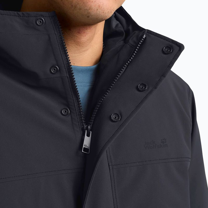 Куртка утеплена чоловіча Jack Wolfskin Cold Camp Coat dark navy 4