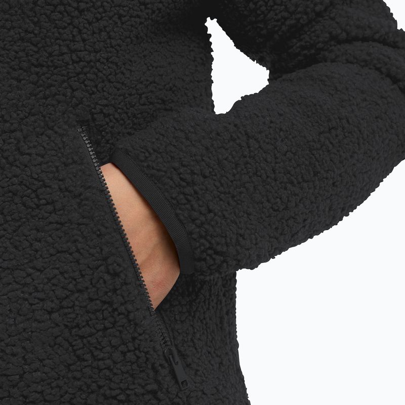 Кофта трекінгова жіноча Jack Wolfskin High Curl black 5