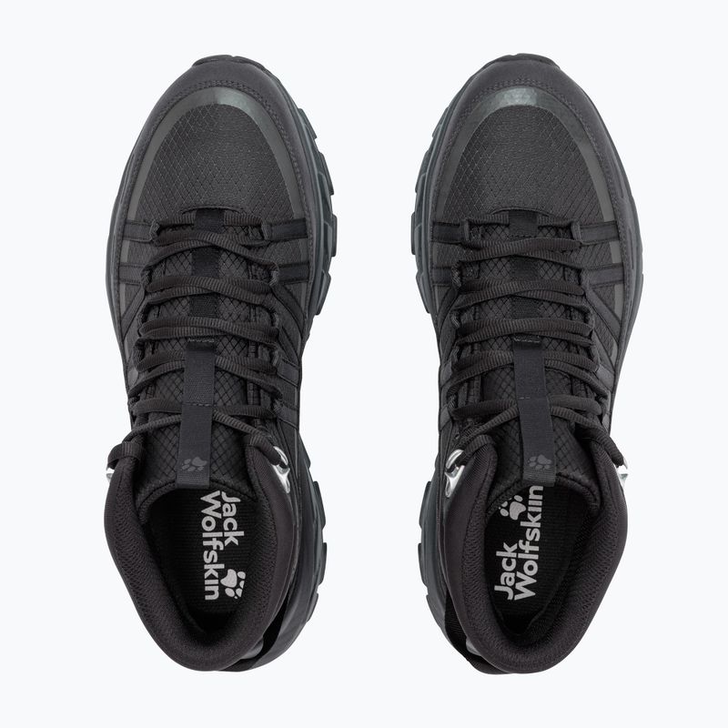 Черевики туристичні чоловічі Jack Wolfskin Wild Hike Texapore Mid black 3