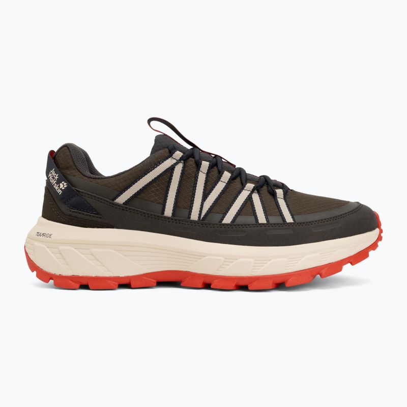 Кросівки туристичні чоловічі Jack Wolfskin Wild Hike Texapore Low obsidian moss 2