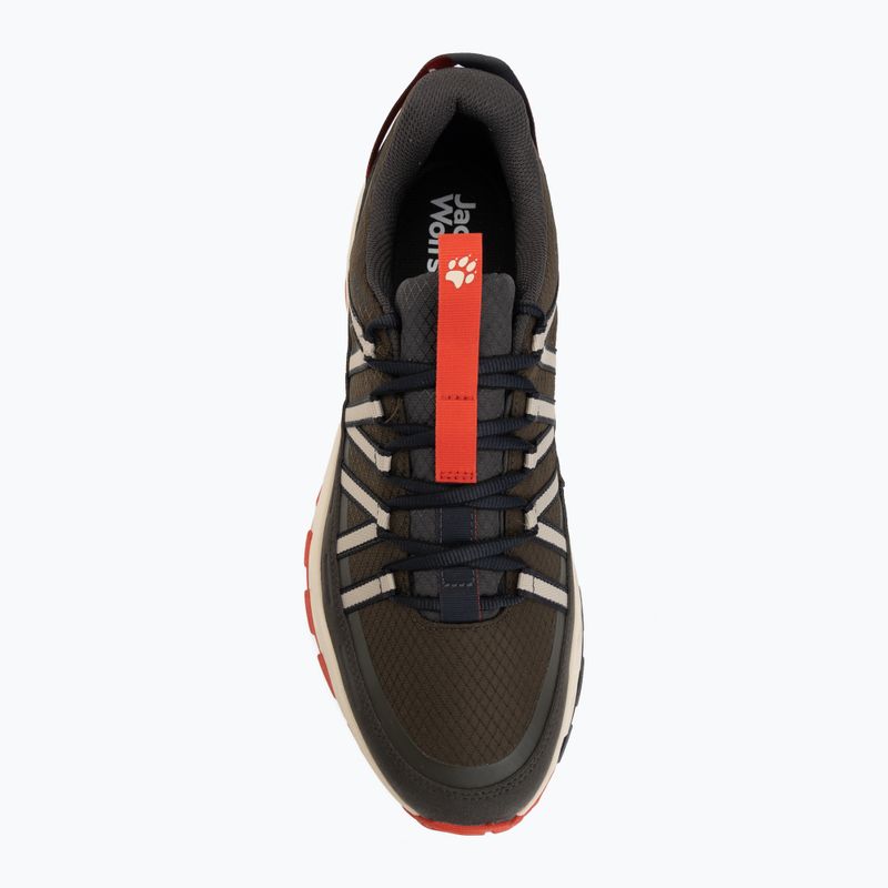 Кросівки туристичні чоловічі Jack Wolfskin Wild Hike Texapore Low obsidian moss 5