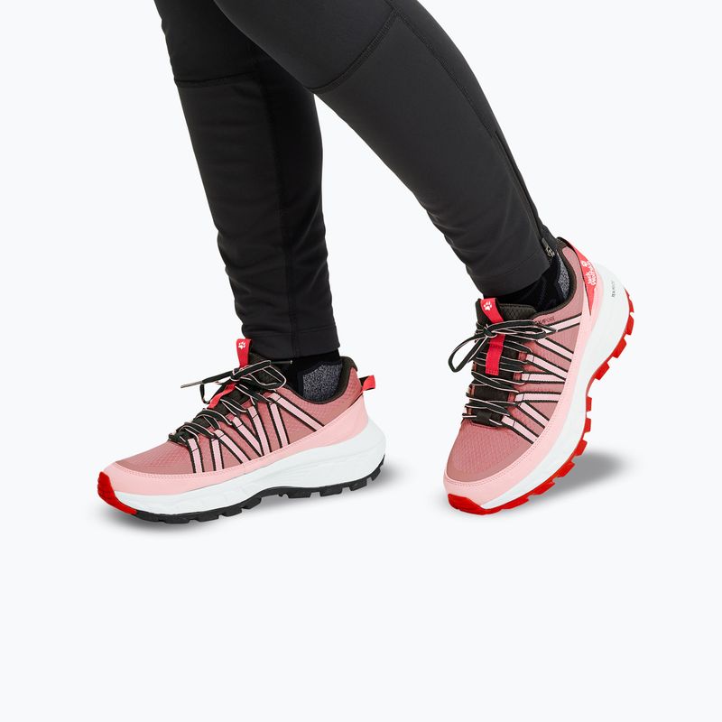 Кросівки туристичні жіночі Jack Wolfskin Wild Hike Texapore Low rosegarden 4