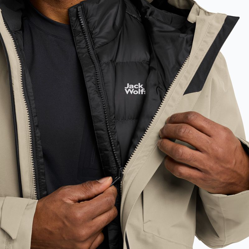 Куртка 3в1 чоловіча Jack Wolfskin Icecape 3In1 Down Rds linen 8