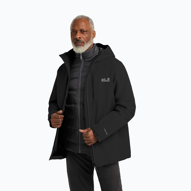 Куртка 3в1 чоловіча Jack Wolfskin Icecape 3In1 Down Rds black 4